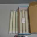 Battery Flameless CandlesSet of 6, Realistic Flickering LED Taper Candle Set,Remote & Timer, USB-Rechargeable, Ideal for Living Room, Bedroom & Holiday Dcor