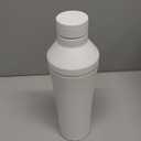 BARE BARREL Insulated Cocktail Shaker Set | Double Wall Stainless Steel | Martini Shaker for Home Bar Bartending | Built-in Drink Measure System & Strainer, Travel Bag, Recipes | Gift Set (Matt White)