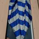 Kids 3-in-1 Sand & Water Table, Wood Outdoor Convertible Picnic Table w/Umbrella, 2 Trays, Removable Top with Faucet, Picnic Table for Outdoor (Pink/Navy)