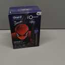 Oral-B iO Kids Limited Rechargeable Electric Powered Toothbrush, Spiderman with 1 Gentle Care Brush Head - Automatic Pressure Sensor to Protect Gums - 3 Cleaning Settings - 2 Min Music Timer