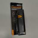 Fiskars XSharp Axe and Knife Sharpener, Ceramic sharpening stone/Fiberglass reinforced plastic case, Black/Orange, 1000601 (16.5 x 3.5 x 3.7 cm)