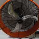 VEVOR Drum Fan, 24 Inch 8700 CFM High Velocity Heavy Duty Floor Shop Fan, 3-Speed, 5ft Cord, 360Adjustable Tilting, Commercial Industrial Use for Warehouse, Workshop, Factory, Basement