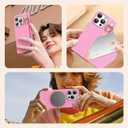 2 x TAURI for iPhone 15 Pro Case, Removable Magnetic Wallet Case with Card Holder, [Compatible with MagSafe] Durable PU Leather Phone Case with Wireless Charging, Pink