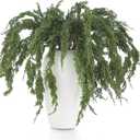 Jutom 6 Pcs Christmas Cedar Pine Branches - 35.4'' Artificial Greenery Cedar Stems Christmas Faux Lifelike Pine Picks for Vase DIY Crafts Xmas Wreath Garland Indoor & Outdoor Home Decoration