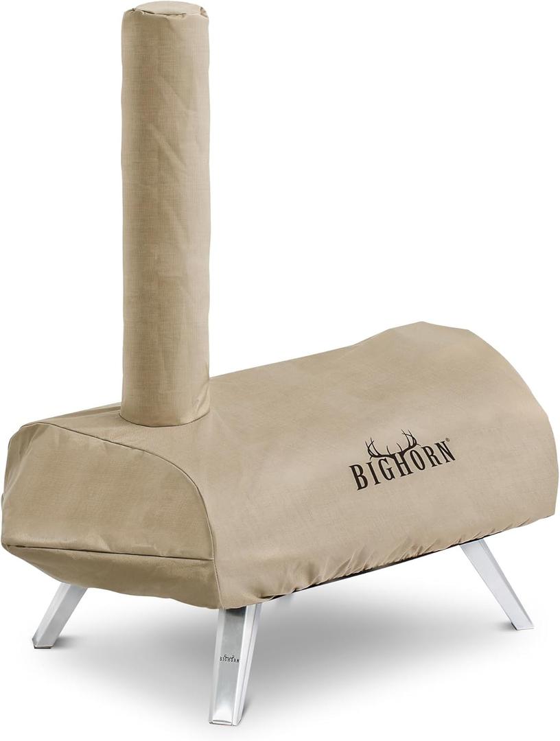 BIG HORN Outdoor Rain Cover for 16Inch Pizza Oven, Heavy Duty Waterproof and Weather Resistant Oxford Fabric Covers