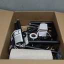 FIMEI Floor Lamp with Table, End Table with Charging Station USB Ports & Outlets, Bedside Table 3 Color Temperature Reading Light, Nightstand with Shelves for Living Room, Bedroom, Apartment