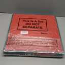 Pinkunn 64pcs 4in Christmas Ornament Storage Box with Dividers Tray Stores Holiday Ornament Adjustable Dividers Double Zipper Label Slot Two Handles Storage Container Box Keeps Xmas Decor(red)