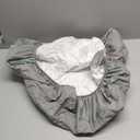 Pack and Play Sheets Mattress Pad Protector Fitted Waterproof Playard Mattress Cover, Compatible with Graco Pack n Play & Dream On Me & Pamo Babe, Playpen/Playard Sheet Quilted, Gray, 39" x 27"