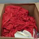 50ft x 10ft Wrinkle Free Red Wedding Backdrop Curtains for Party Bridal Shower Reception Decorations Red Fabric Curtain Backdrops Drapes for Photography Baby Shower Birthday Background