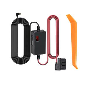 PDEEY OBD / OBD2 to USB C Cable Hardwire Kit with LED Screen, Compatible with Vantrue N4 Pro, N5, N2 Pro(2023) Dash Camera, Power Adapter Cord 10 FT