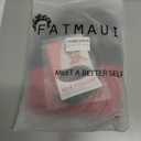 Fatmuai Short Curly Mens Red Beanie Halloween Costume Reallistic Cosplay and Performance Hair Wig with Black Mustache