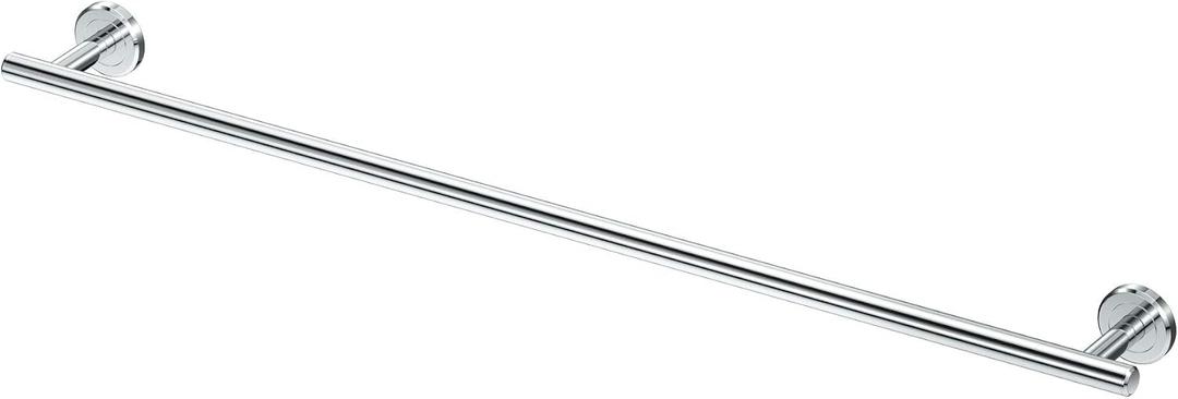 Gatco 4240A Latitude II 30-Inch Towel Bar, Wall Mounted Bathroom Towel Holder, Chrome, 32.63" Total Length