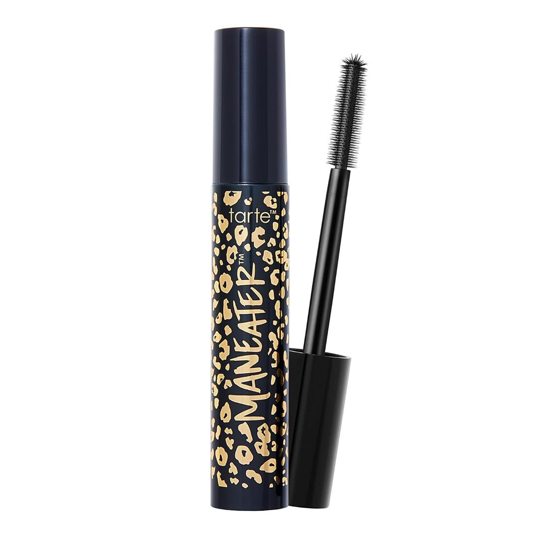 tarte maneater mascara  Extreme Curl, Instant Volume & Length, 16HR Ultra-Creamy Longwear Eye Makeup (0.3 Fl Oz (Pack of 1), black)