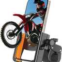 aLLreli Bike Phone Holder [Camera Friendly], 360° Clip-n-Lock Motorcycle Mount fits iPhone 16/15/14/13 and More Phone up to 3.3 inches Wide, Perfect for Bikes, Motorcycles and Scooters,Set of 2