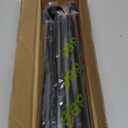 ENJOYBASICS Matte Black Shower Curtain Rod 30 to 76 Inches, 1 Inch Stainless Steel Adjustable Spring Tension Rods No Drill for Bathroom, Closet, Window, Room Divider, Never Rust, Non Slip