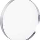 CiaoHER 1in Thickness 8in Diameter Acrylic Disc Display Block Clear Polished Round Pedestal Stand Riser 8" x 8" x 1", 1 Pack