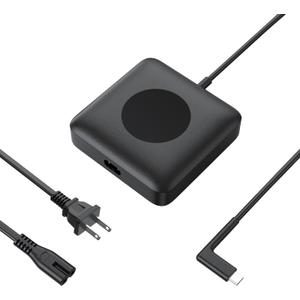 65W Type-C Bike+ Power Adapter Charger Compatible with Peloton Bike Plus PLTN-TTR01 PL-02 FSP065-APDC8R01 with Peloton Plus Power Cord Replacement 20V/3.25A USB-C Power Bike Supply Charger