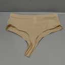 SIMIYA Thong Shapewear Tummy Control Mid-Rise Firm Body Shaper Tummy Control For Women Stomach Shapewear Underwear Thong size L