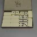 Mega Large 3" Dominoes Set for Adults and Kids  Dominoes Double 6 Classic Board Games  Double Six Domino Set with 28 Tiles and Gift Case, Juegos de Mesa (MEGA)