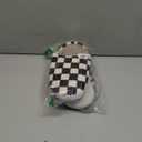 House Slippers for Woman Men, Fuzzy Checkered Mens Womens Slippers Warm Memory Foam House Shoes Indoor Outdoor with Faux Fur Lining Size 40-41