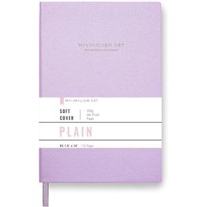 Minimalism Art, Classic Soft Cover Notebook Journal, Large Size, Composition B5 7.6" x 10", 176Pages, Premium Thick Paper 100gsm, Fine PU Leather, Ribbon Bookmark, San Francisco
