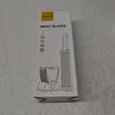 Amazon.com: Fresh Meat Slicer, Manual Meat Slicer for Fresh Raw Meat, Meal Prep for the Week, Adjustable Thickness 2mm or 4mm, 17 Blades get 18 Meat Slices, Meat Cleavers can be Sliced, Striped, Diced -Gray : Home & Kitchen