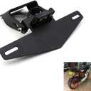 License Plate Bracket Mount Holder with Light Adjustable License Plate Frame Fender Eliminator with LED Light Tail Tidy Device Fit for K-TM Duke 125 200 250 390 2017-2019