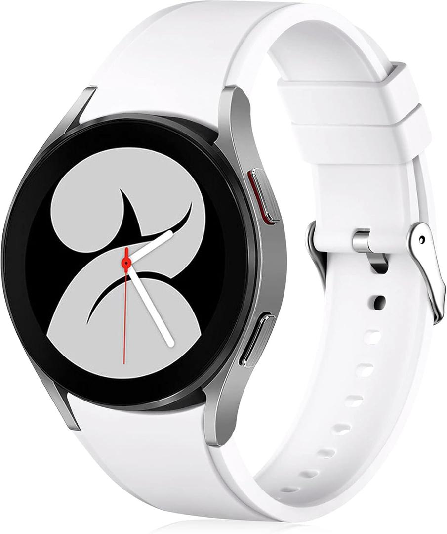 Lerobo No Gap Band Compatible With Samsung Galaxy Watch 7 5 4 6 (44mm 40mm), Watch 5 Pro (45mm), 4 Classic (46mm 42mm) - 20mm Quick Release Sport Replacement for Women Men