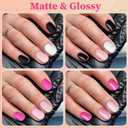 2 x 288PC Short Press on Nails Square Fake Nails Press ons with Glue&Adhesive Tabs, 12 Sizes Glossy&Matte Acrylic Nails Press on Nails Pack Glue Nails Short Stick Nails XS Artificial Fingernails