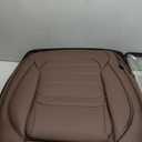 Car Seat Covers, Universal Faux Leather Car Seat Covers Full Set, 5 Seats Comfortable Leather Seat Covers for Cars, Waterproof Automotive Seat Covers for Most Sedans, SUV (Brown)