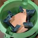 Omlet Insulated Chicken Waterer, 1.5 Gallon | Stay-Clean Automatic Water Dispenser for Chickens | BPA-Free | Anti-Roost Domed Lid | Includes 3 Cups & Nipples | Eglu Green