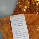Sugargirl Orange Sequin Backdrop Curtain 2 Panels 2FTx8FT Glitter Orange Background Drapes Sparkle Photography Backdrop for Party Wedding Birthday Wall Decoration