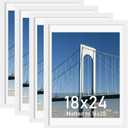 Wiscet 18x24 Poster Frame, White, 4 Pack