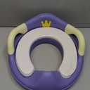 Toddlers Toilet Seat,Potty Training Toilet Seat for Boys and Girls Kids Toddler Potty Seat for Toilet, Potty Seat Cover for Baby with Detachable Soft Cushion, Non-Slip Sturdy Handle (Blue)