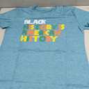 VQD Black History Month Shirts for Women Africa American Tshirts Black Pride Tee Tops, L