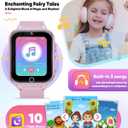 Kids Smart Watch for Girls Age 3-12 with 35 Puzzle Games, HD TouchScreen Smart Watch for Kids with Dual Camera, Video Player, Learning Card, Toddler Christmas Birthday Gifts Toy for Girls 5 6 7 8 9 10
