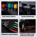 VEICK Resistance Bands, Exercise Bands, Workout Bands, Resistance Bands for Working Out with Handles for Men and Women, Exercising Bands for Fitness, Weights Work Out at Home
