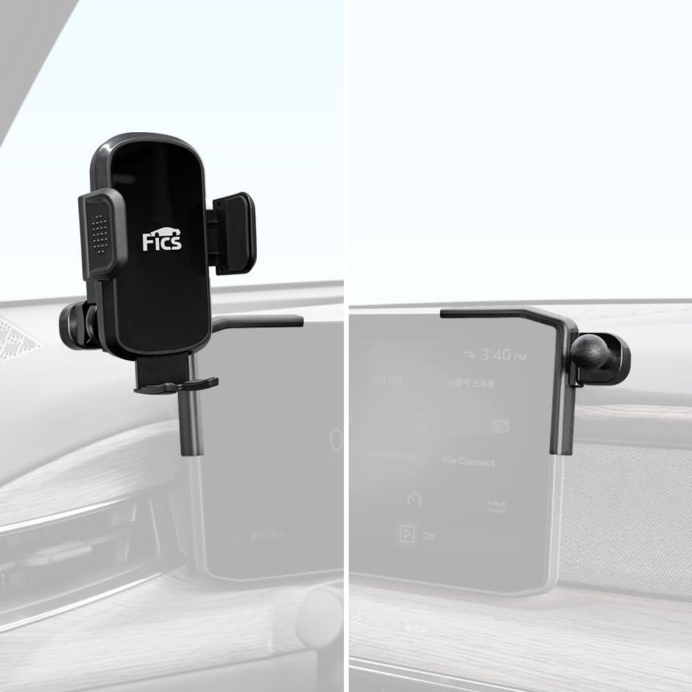 FICS Side Monitor Phone Holder for KIA EV9  Custom-Fit Left & Right Mount for Seamless Display Integration, Interior Accessories for Navigation Use, Stable Driving View