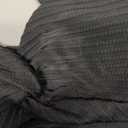 Herseas Women's Textured Bikini Sets Twist Front Top Swimsuits High Waisted Bathing Suits, Large