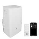 GE 7,000 BTU Smart Portable Air Conditioner, 300 Sq Ft, 3-in-1 AC Unit
Auto Evaporation No Drain, WiFi App & Voice Control, Window Kit Included, No-cut Install, AC, Dehumidifier & Fan