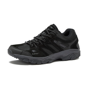 HI-TEC Ridge Low Waterproof Hiking Shoes for Men, Lightweight Breathable Outdoor Trekking and Trail Sneakers, Size US 11W