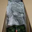 National Tree Company 6 ft Pre-lit Artificial Christmas Tree, North Valley Spruce, 300 Clear Lights, Hinged Branches, 800 Branch Tips, Includes Stand, Green