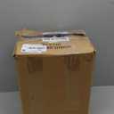 Mengico 6 Pack Privacy Door Handle, Satin Nickel Keyless Interior Door Knobs, Heavy Duty Square Door Lock for Bedroom & Bathroom, Reversible Flat Door Lever