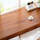FunStick 24"x200" Brown Walnut Wood Countertop Contact Paper Waterproof Wood Grain Contact Paper for Cabinets Counter Top Covers Self Adhesive Wood Wallpaper Peel and Stick Countertops for Kitchen