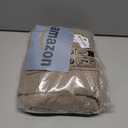 MIULEE Extra Long Linen Shower Curtain 90 Inches with 12 Metal Hooks Boho Farmhouse Heavy Buttonhole Fabric Shower Curtain Set Waterproof Thick Cloth Neutral Curtains for Bathroom W72*L90, Khaki