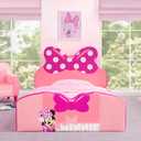 Delta Children Disney Minnie Mouse Upholstered Twin Bed, Pink