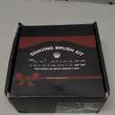 Shaving Brush Kit For Men, 3 In 1 Shaving Brushes Set Includes Badger Hair Shaving Brush, Wood Bowl and Goat Milk Shaving Soap