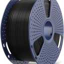 SUNLU 3KG PLA+2.0 3D Printer Filament, Large Spool(6.6lbs) PLA+ Filament 1.75mm, Tougher and Stronger, Dimensional Accuracy +/-0.02mm, 3KG/1 Spool, PLA+ Black