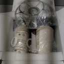 Seealle Touch Table Lamps for Bedroom Set of 2,3-Way Dimmable Small Bedside Lamps for Night Stands with Wires, Black Desk Lamps for Kids Room,Office,Living Room, End Table(LED Bulbs Included)