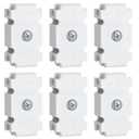 Weysat 6 Pcs Joiner Plates Set Closet Support Brackets Parts Shelf Organizer Joiner Plate Connectors for Shelf Organizer Grid Wall Clamps Grid Connectors